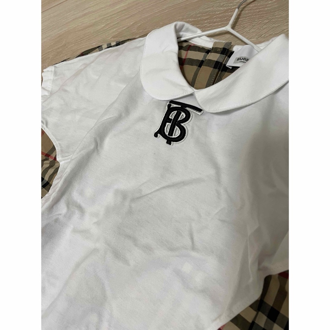 BURBERRY - Burberry TBチェック柄トップス6y =116㎝の通販 by BURBERRY - Burberry TBチェック柄トップス6y =116㎝の通販 by