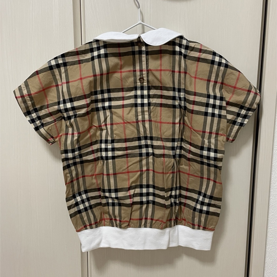 BURBERRY - Burberry TBチェック柄トップス6y =116㎝の通販 by BURBERRY - Burberry TBチェック柄トップス6y =116㎝の通販 by