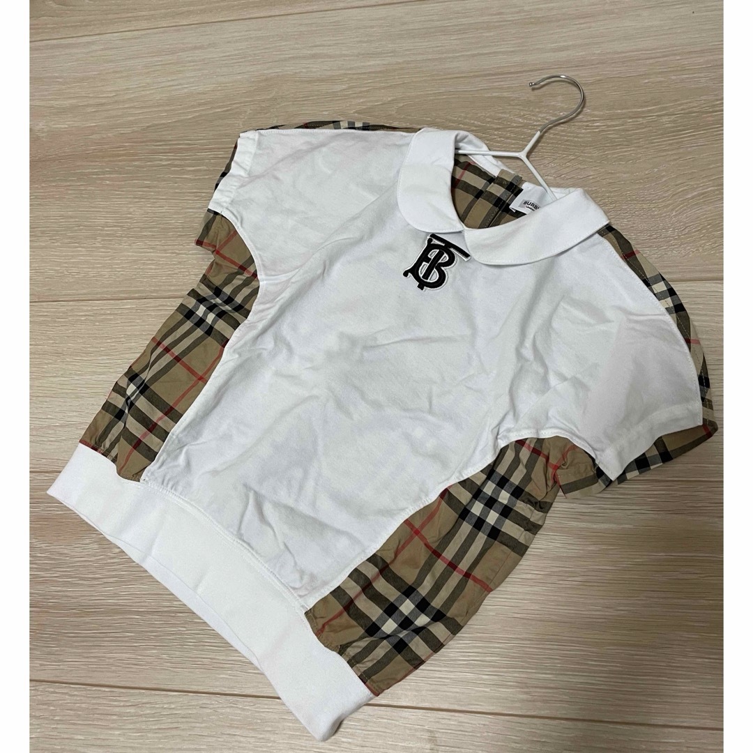 BURBERRY - Burberry TBチェック柄トップス6y =116㎝の通販 by BURBERRY - Burberry TBチェック柄トップス6y =116㎝の通販 by