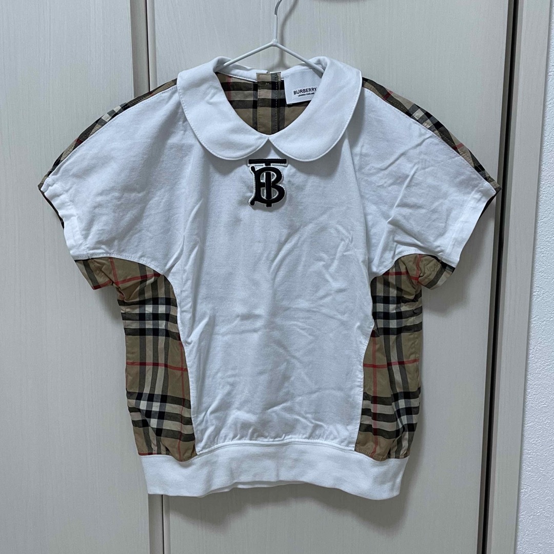BURBERRY - Burberry TBチェック柄トップス6y =116㎝の通販 by BURBERRY - Burberry TBチェック柄トップス6y =116㎝の通販 by