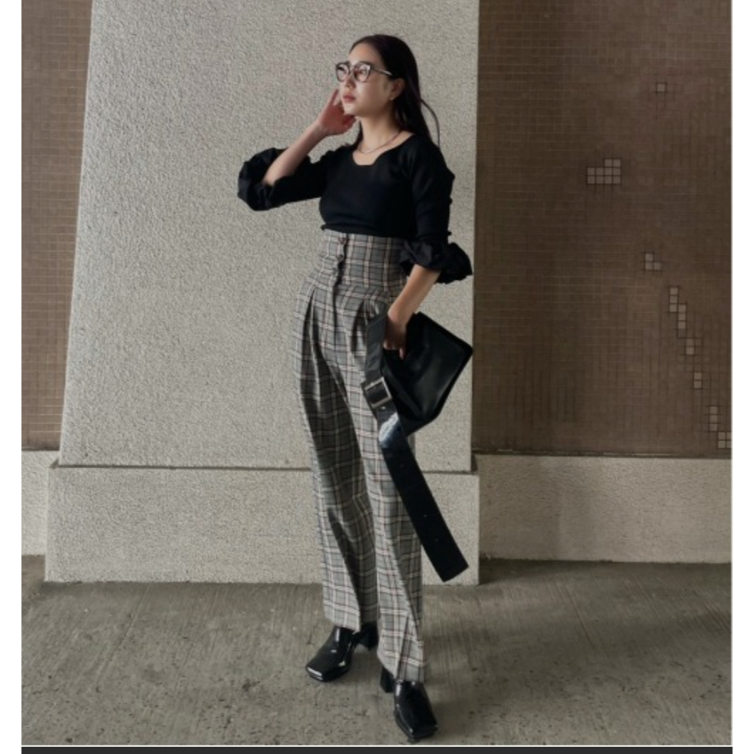 Ameri VINTAGE - Ameri 新品♡ PINCH SLEEVE KNIT TOP♡の通販 Ameri VINTAGE - Ameri 新品♡ PINCH SLEEVE KNIT TOP♡の通販