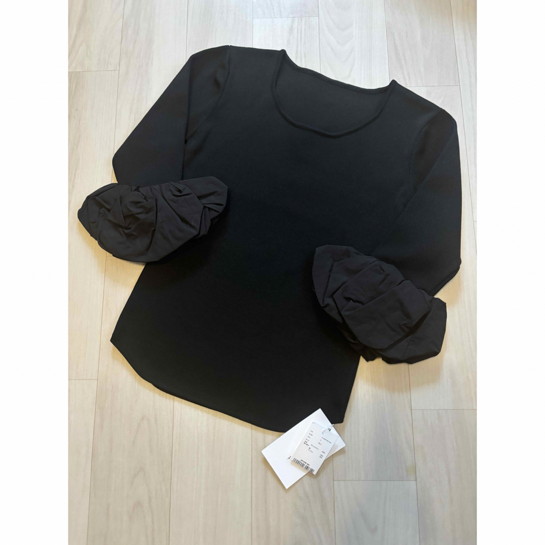 Ameri VINTAGE - Ameri 新品♡ PINCH SLEEVE KNIT TOP♡の通販 Ameri VINTAGE - Ameri 新品♡ PINCH SLEEVE KNIT TOP♡の通販