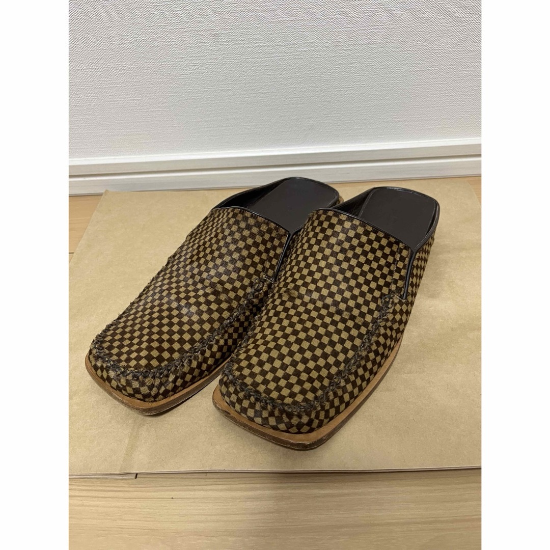 美品/貴重/サイズ8.5)ルイヴィトン、ハラコ素材サンダル 美品/貴重/サイズ8.5)ルイヴィトン、ハラコ素材サンダル