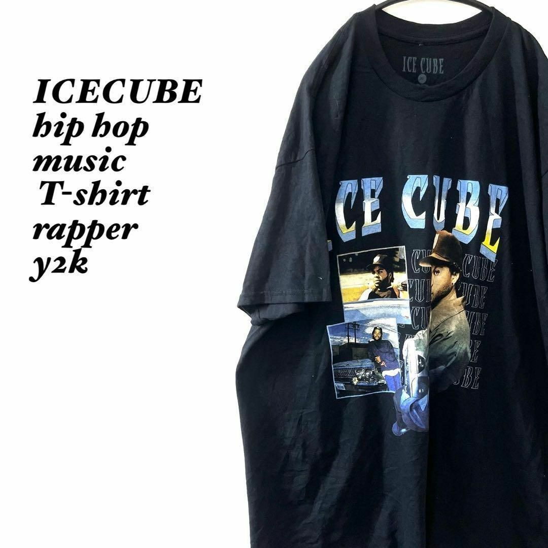 RAP MUSICIAN - ICECUBEアイスキューブプリントTシャツy2k当時物 RAP MUSICIAN - ICECUBEアイスキューブプリントTシャツy2k当時物