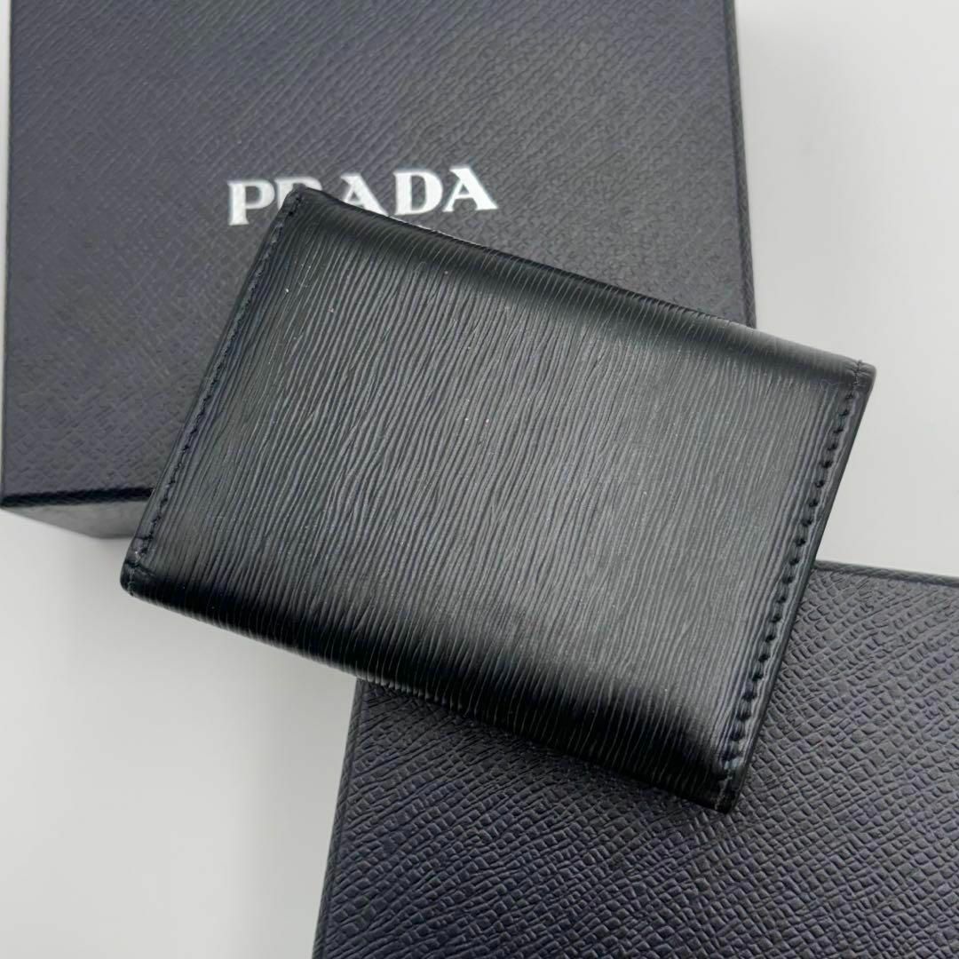 PRADA - 極美品✨付属付✨プラダ 三つ折り財布 レター型 ヴィッ PRADA - 極美品✨付属付✨プラダ 三つ折り財布 レター型 ヴィッ