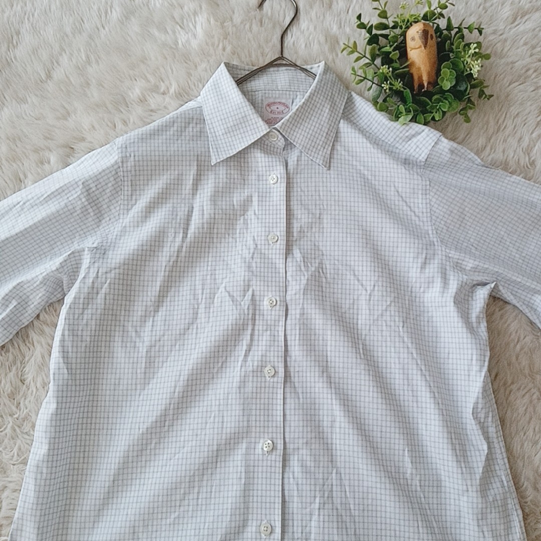 Brooks Brothers(ブルックスブラザーズ)の4571　ブルックスブラザーズ　レディース　トップス　ブラウス　シャツ　長袖 レディースのトップス(シャツ/ブラウス(長袖/七分))の商品写真