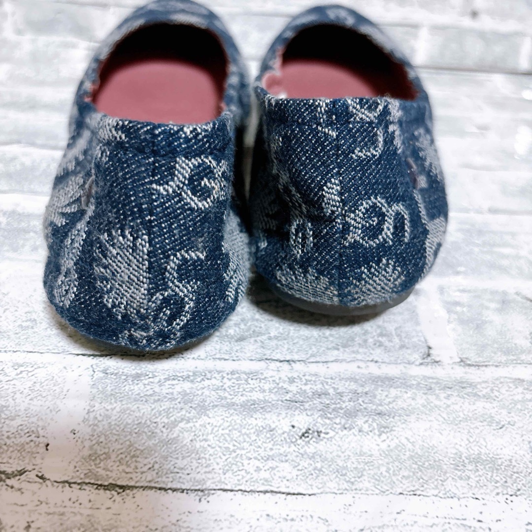 極美品✨UGG アグ バレエシューズ デニム モノグラム ロゴ 25cm 極美品✨UGG アグ バレエシューズ デニム モノグラム ロゴ 25cm