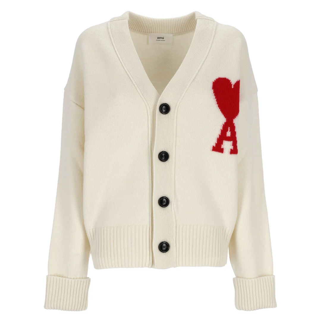 ami - 【amiparis アミパリ】ニットカーディガン アミパリ 美品 ami - 【amiparis アミパリ】ニットカーディガン アミパリ 美品