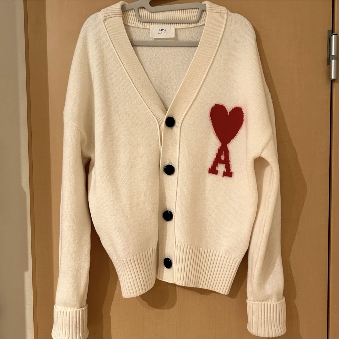 ami - 【amiparis アミパリ】ニットカーディガン アミパリ 美品 ami - 【amiparis アミパリ】ニットカーディガン アミパリ 美品