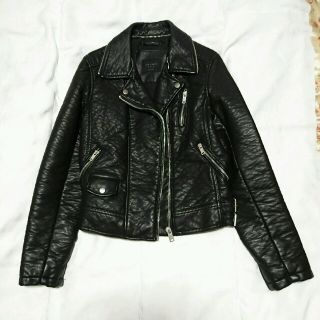 ザラ(ZARA)の美品☆ZARA ライダースジャケット(ライダースジャケット)