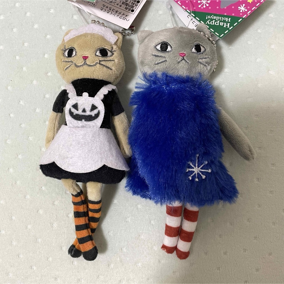 KALDI(カルディ)のカルディ ハロウィン くたくたネコ モコネコ エンタメ/ホビーのおもちゃ/ぬいぐるみ(ぬいぐるみ)の商品写真