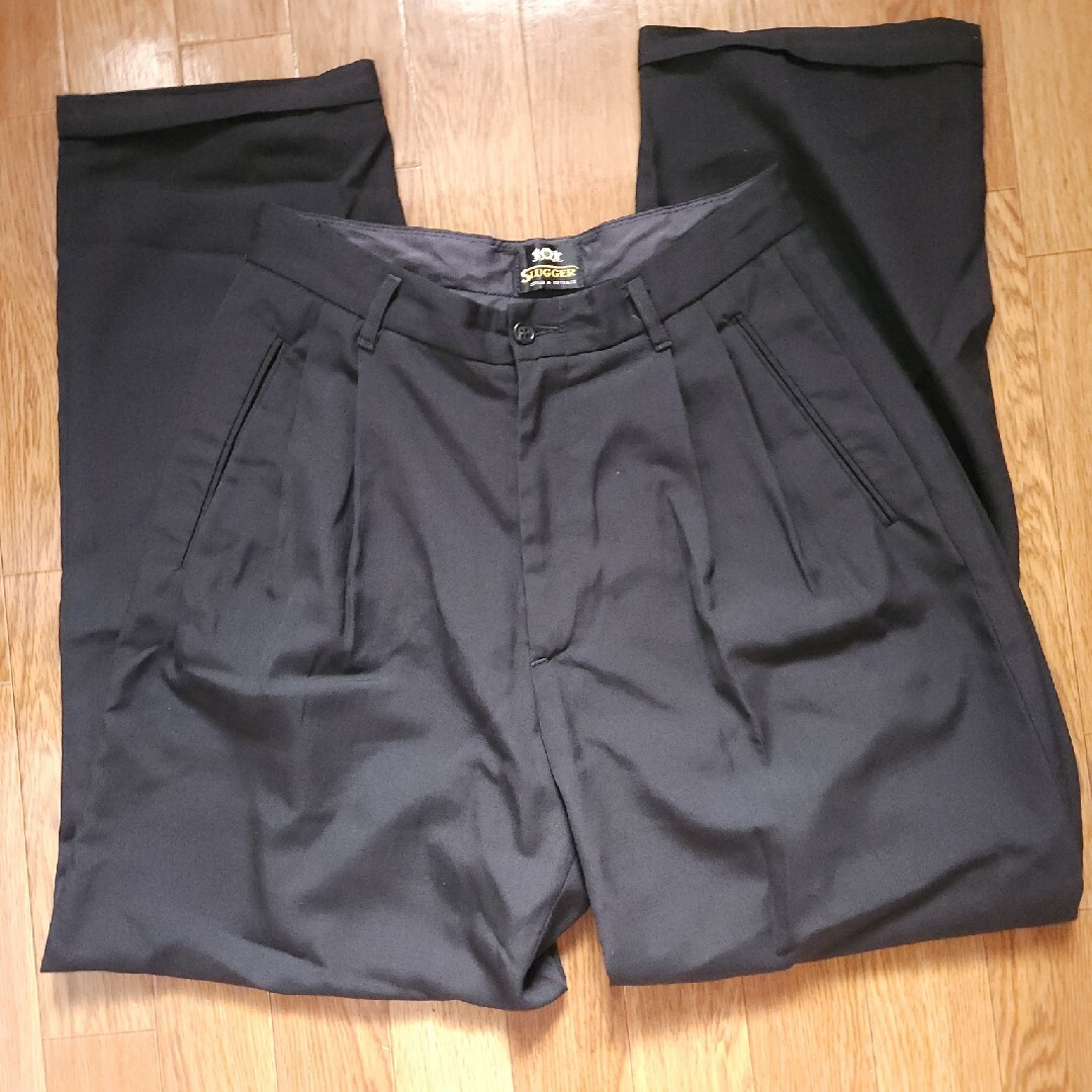 VINTAGE - ヴィンテージ 2タック ワイドスラックス OPTIジップ VINTAGE - ヴィンテージ 2タック ワイドスラックス OPTIジップ