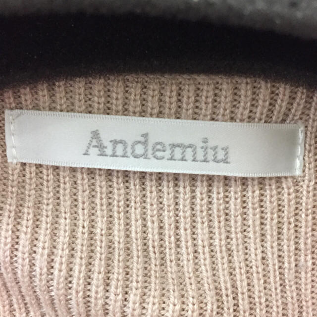 Andemiu(アンデミュウ)のアンデミュウ♡ピンクベージュニット レディースのトップス(ニット/セーター)の商品写真