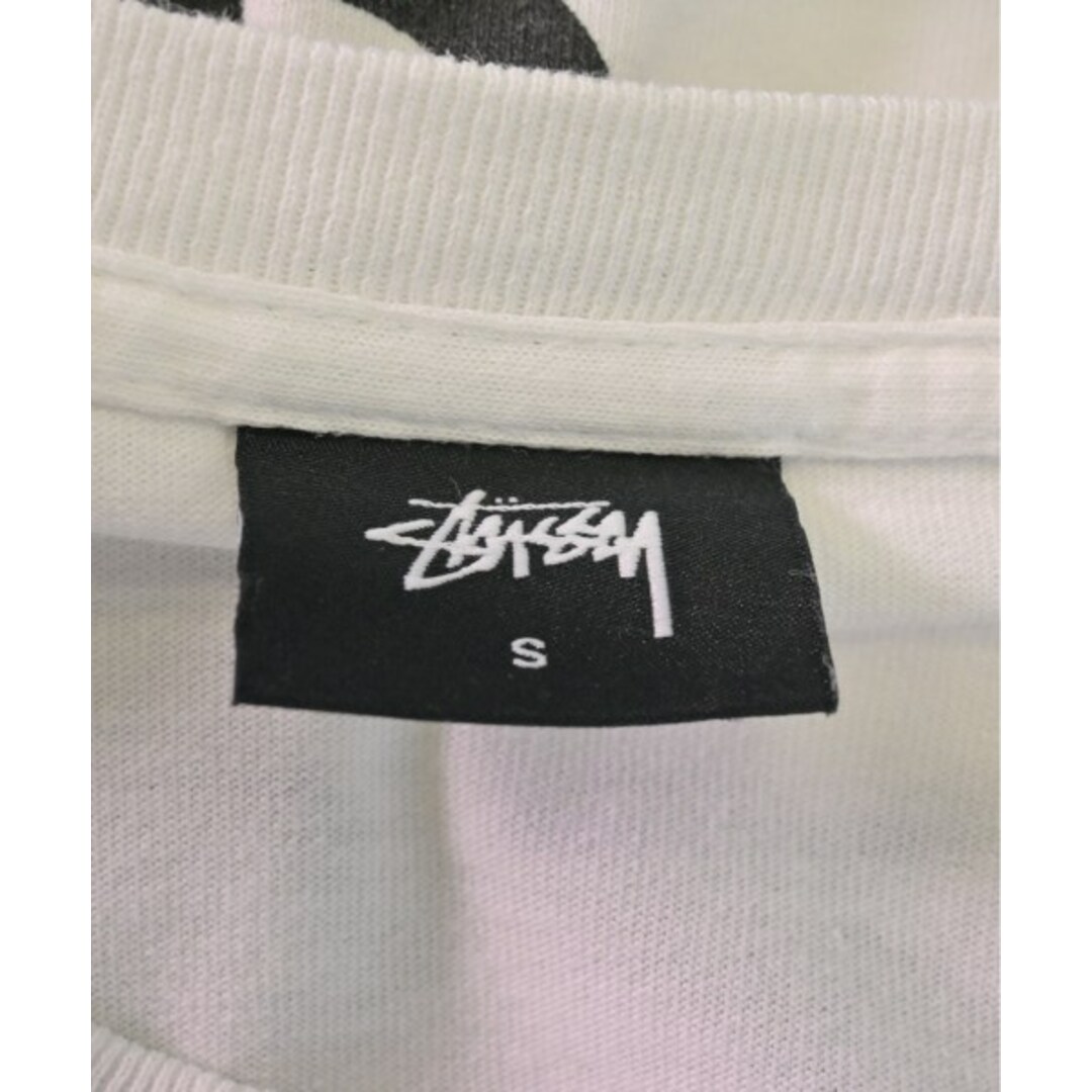 STUSSY - STUSSY ステューシー Tシャツ・カットソー S 白 【古着 STUSSY - STUSSY ステューシー Tシャツ・カットソー S 白 【古着