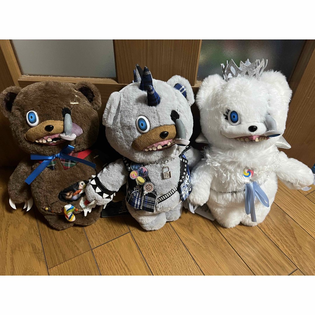 USJ 限定 ハミクマ ハミクマソウル ハミクマパンク ぬいぐるみ 3 USJ 限定 ハミクマ ハミクマソウル ハミクマパンク ぬいぐるみ 3