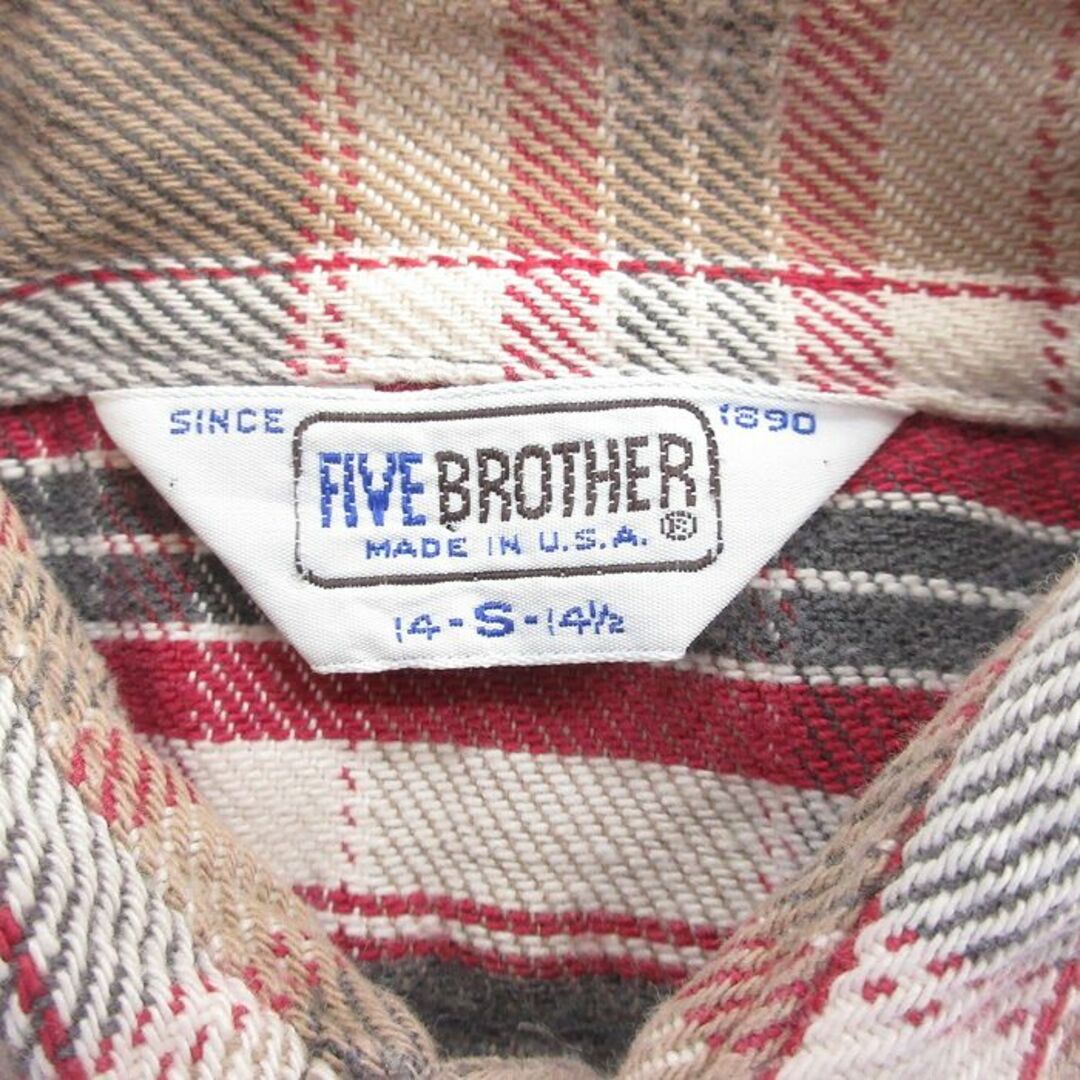 FIVE BROTHER - M☆古着 ファイブブラザー 長袖 ヘビー FIVE BROTHER - M☆古着 ファイブブラザー 長袖 ヘビー