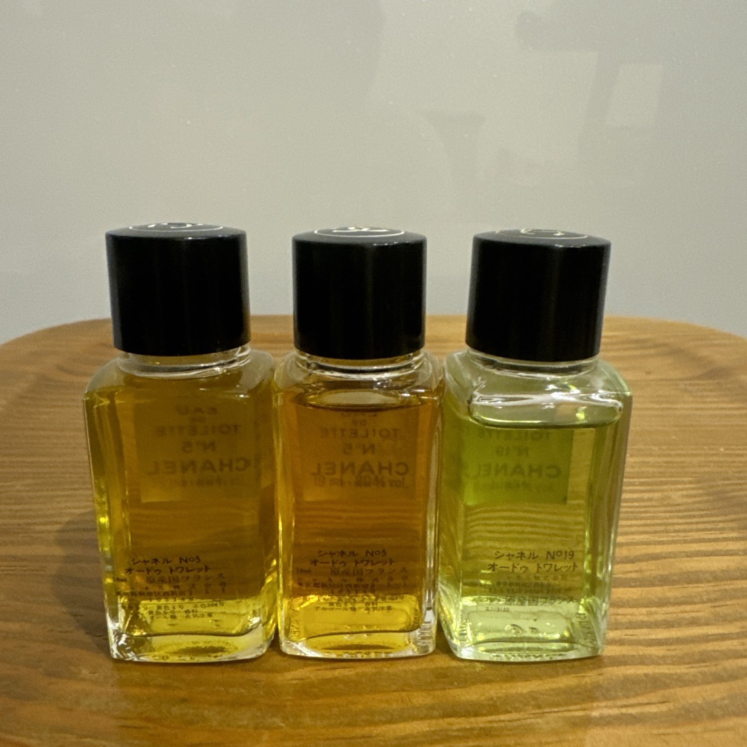 CHANEL - CHANEL No19 No15オードトワレ 19ml3本セット CHANEL - CHANEL No19 No15オードトワレ 19ml3本セット