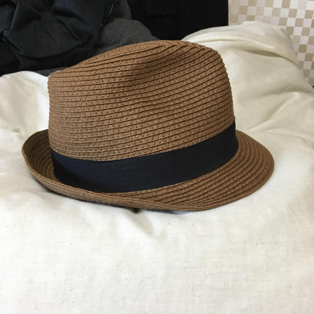 GU(ジーユー)のGＵ ジーユー ストローハット ブラウン メンズの帽子(ハット)の商品写真