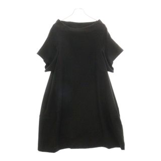 リミフゥ(LIMI feu)のLIMI feu リミフゥ Double Satin Big Simple Dress ダブル サテン ビッグ シルエット ドレス ブラック LG-D50-910 レディース(その他)