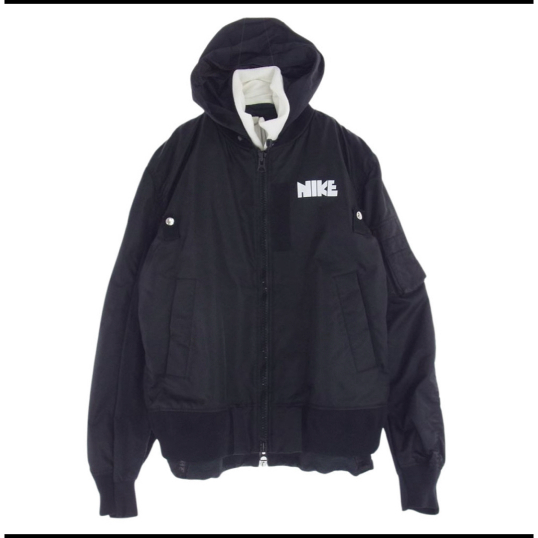 sacai - サカイ xNIKE Layered Bomber Jacket M 新品未使用の sacai - サカイ xNIKE Layered Bomber Jacket M 新品未使用の