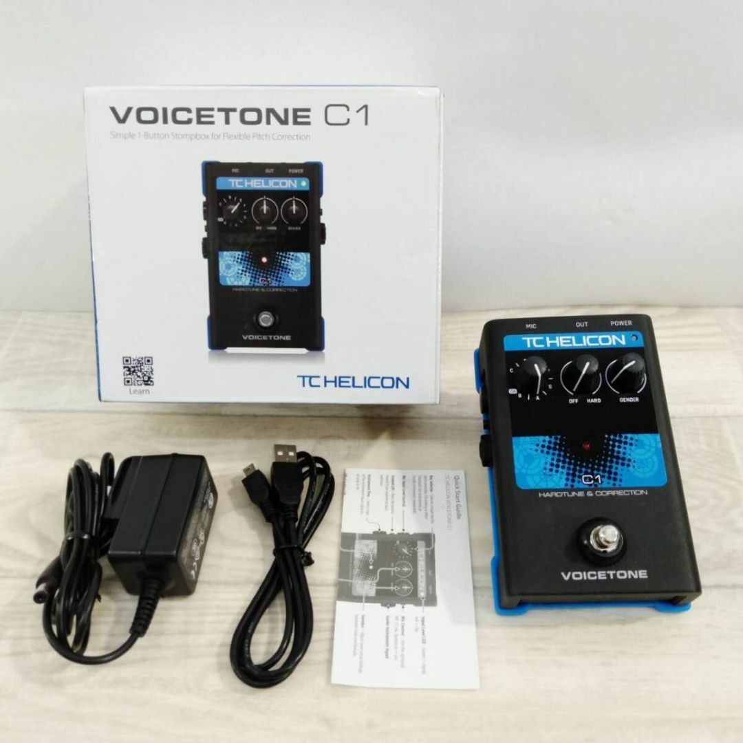 美品】TC-HELICON VoiceTone C1 ボーカル用エフェクター 美品】TC-HELICON VoiceTone C1 ボーカル用エフェクター