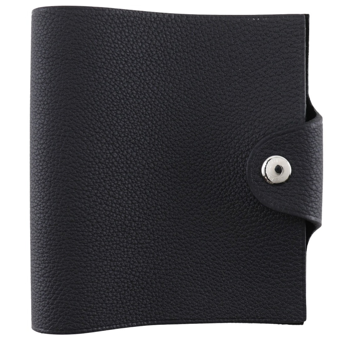HERMES - 【HERMES】エルメス ユリス ミニ ノートカバー トゴ 黒 HERMES - 【HERMES】エルメス ユリス ミニ ノートカバー トゴ 黒