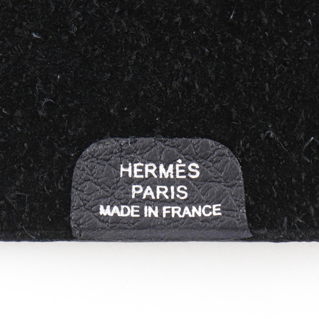 HERMES - 【HERMES】エルメス ユリス ミニ ノートカバー トゴ 黒 HERMES - 【HERMES】エルメス ユリス ミニ ノートカバー トゴ 黒