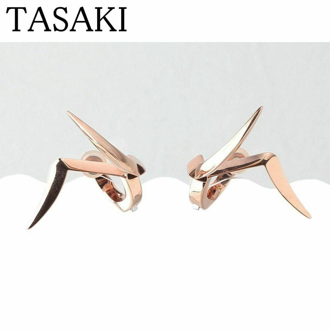 TASAKI - タサキ サージ ピアス イヤリング サクラゴールド SG750 BK-4107型 定価861,300円 新品仕上げ済 TASAKI 田崎真珠【18977】