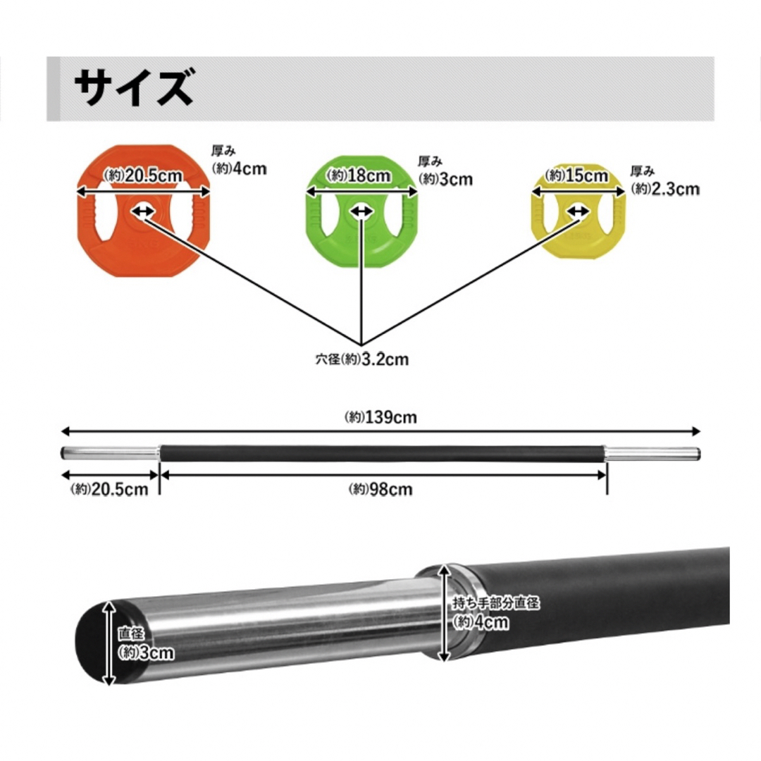 お引き取り限定❗️トレーニング バーベル プレートセット お引き取り限定❗️トレーニング バーベル プレートセット