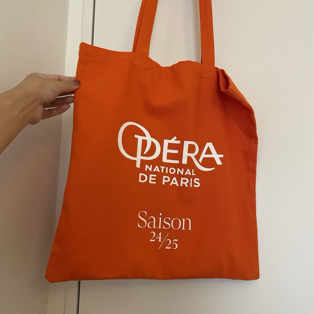 オペラ座パリ トートバッグ Opera Paris オレンジ 今季限定!の オペラ座パリ トートバッグ Opera Paris オレンジ 今季限定!の
