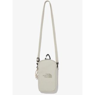 ザノースフェイス(THE NORTH FACE)の韓国ノースフェイスシンプルミニバッグクロスショルダーバッグスマホポーチ白クリーム(ショルダーバッグ)