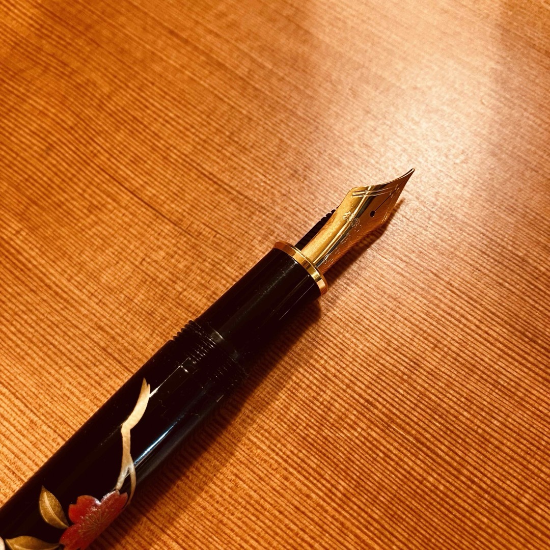 Platinum 万年筆 桜蒔絵 #3776 プラチナ 中字 昇峰 文房具 Platinum 万年筆 桜蒔絵 #3776 プラチナ 中字 昇峰 文房具