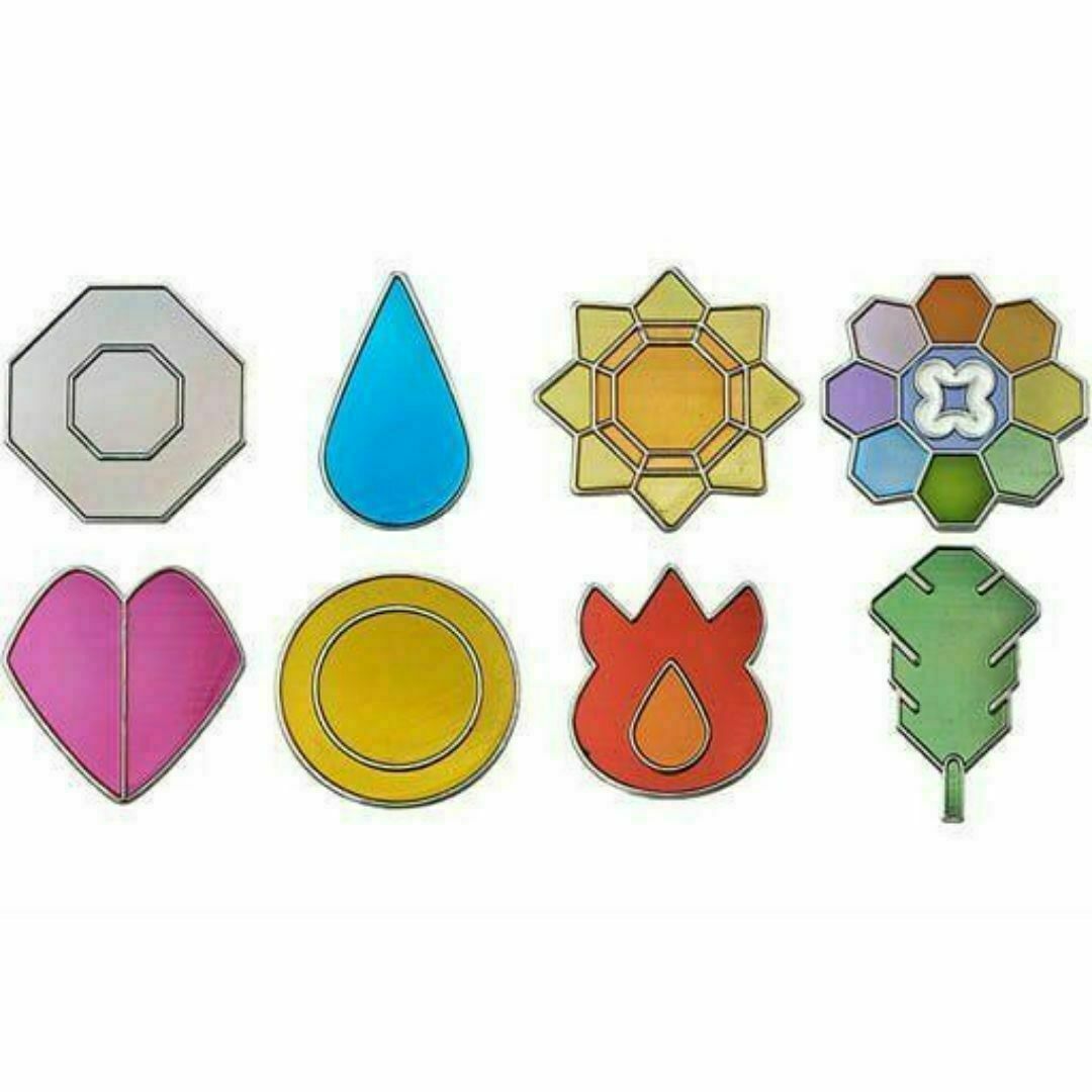 ポケットモンスター ポケモンジムバッジ ~カントー編~ 全8種 ポケットモンスター ポケモンジムバッジ ~カントー編~ 全8種