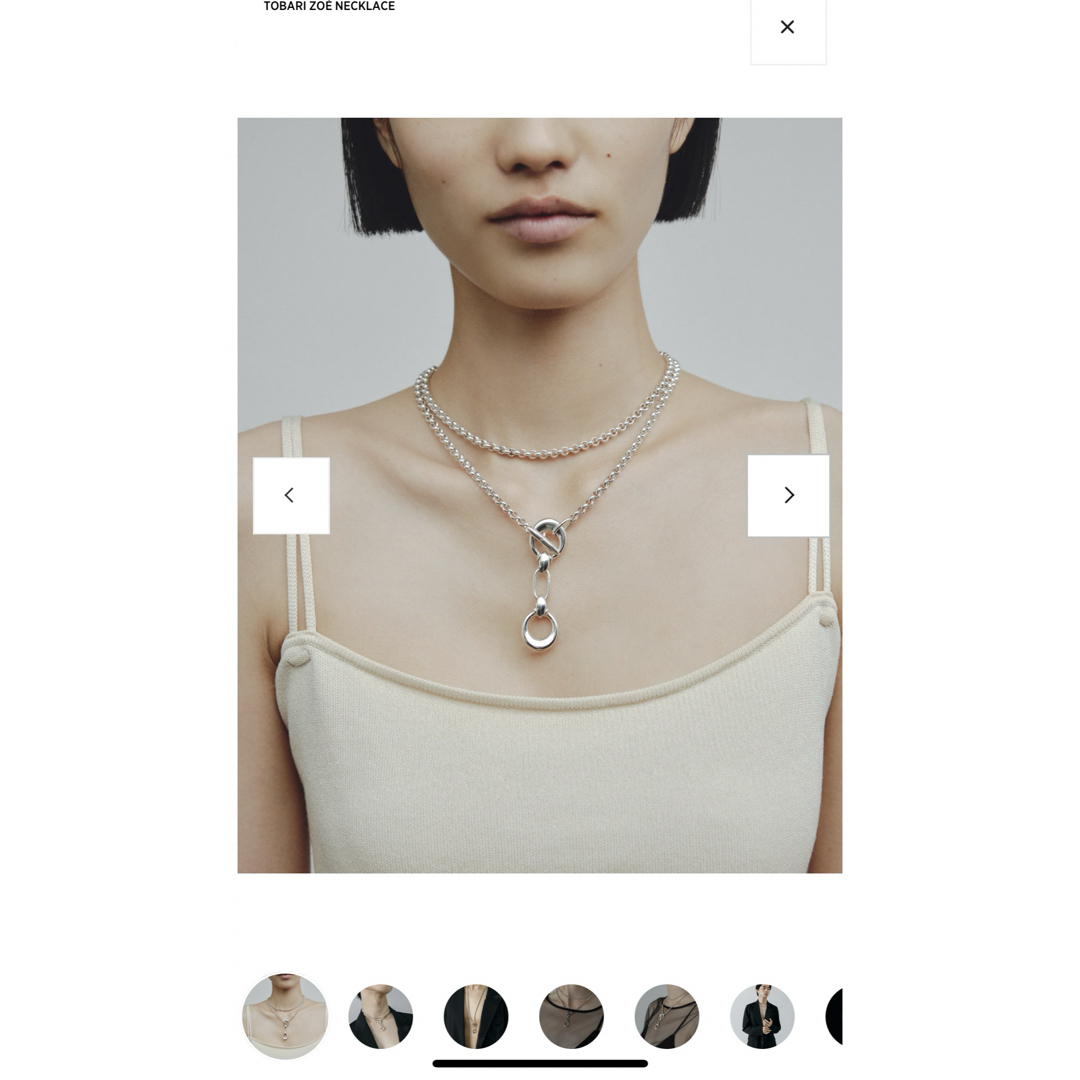 新品 here's TOBARI ZOÉ NECKLACE 即完品 金山大成 - アクセサリー 新品 here's TOBARI ZOÉ NECKLACE 即完品 金山大成 - アクセサリー