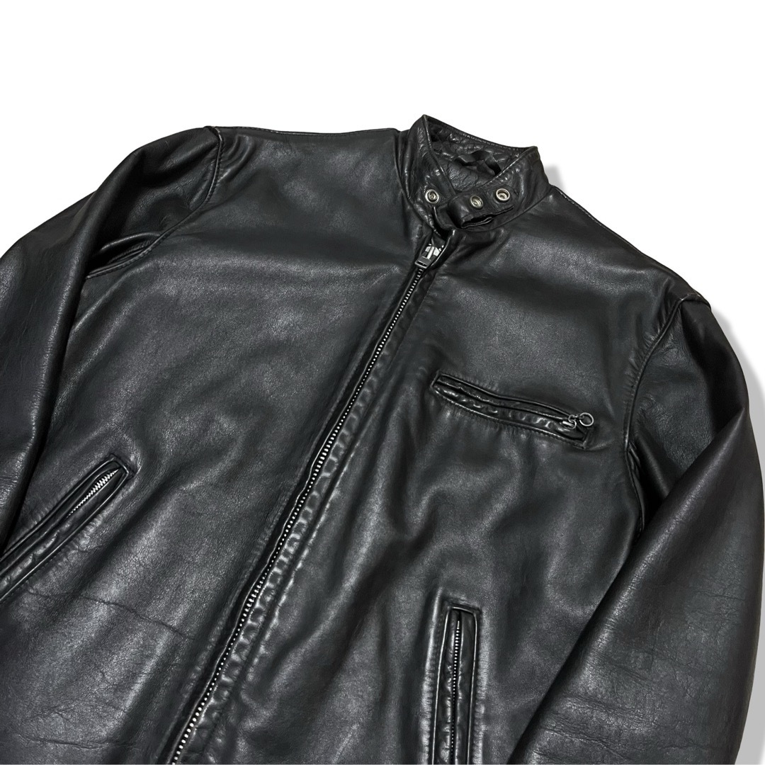 90s】Schott ボアライナー付属 シングルライダースジャケット USA製 90s】Schott ボアライナー付属 シングルライダースジャケット USA製