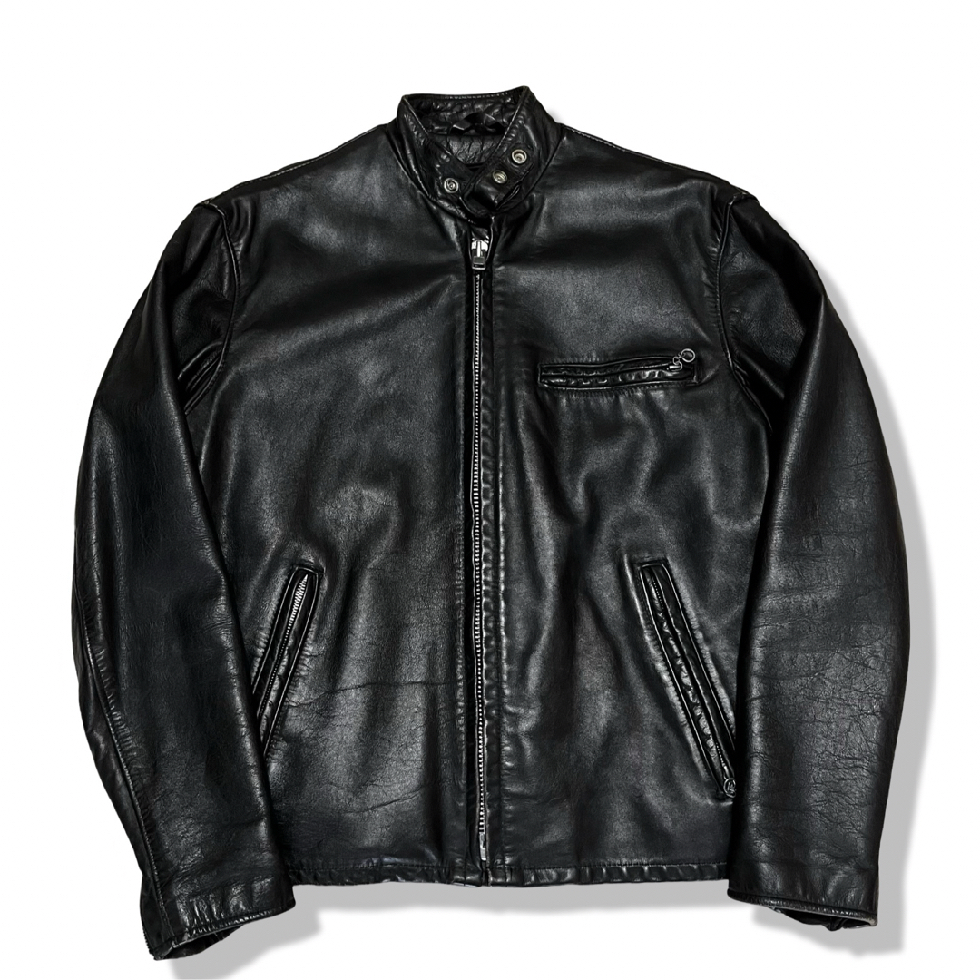 90s】Schott ボアライナー付属 シングルライダースジャケット USA製 90s】Schott ボアライナー付属 シングルライダースジャケット USA製