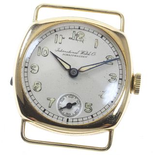 アイダブリューシー(IWC)のIWC SCHAFFHAUSEN K18YG スモールセコンド ヴィンテージ 手巻き レディース _829411(腕時計)