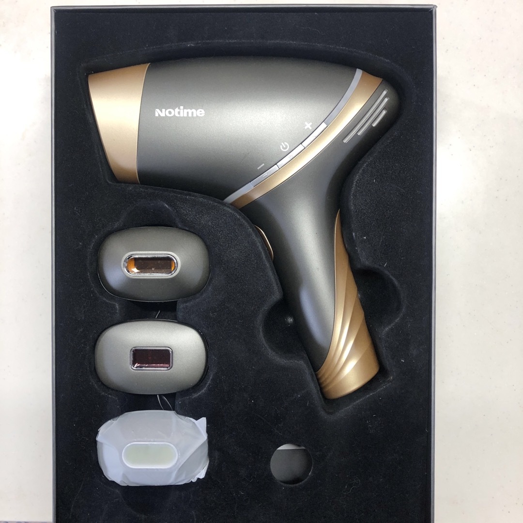 美品】Notime 家庭用光美容器 アイスダンディ ブラック SKB-2108 美品】Notime 家庭用光美容器 アイスダンディ ブラック SKB-2108