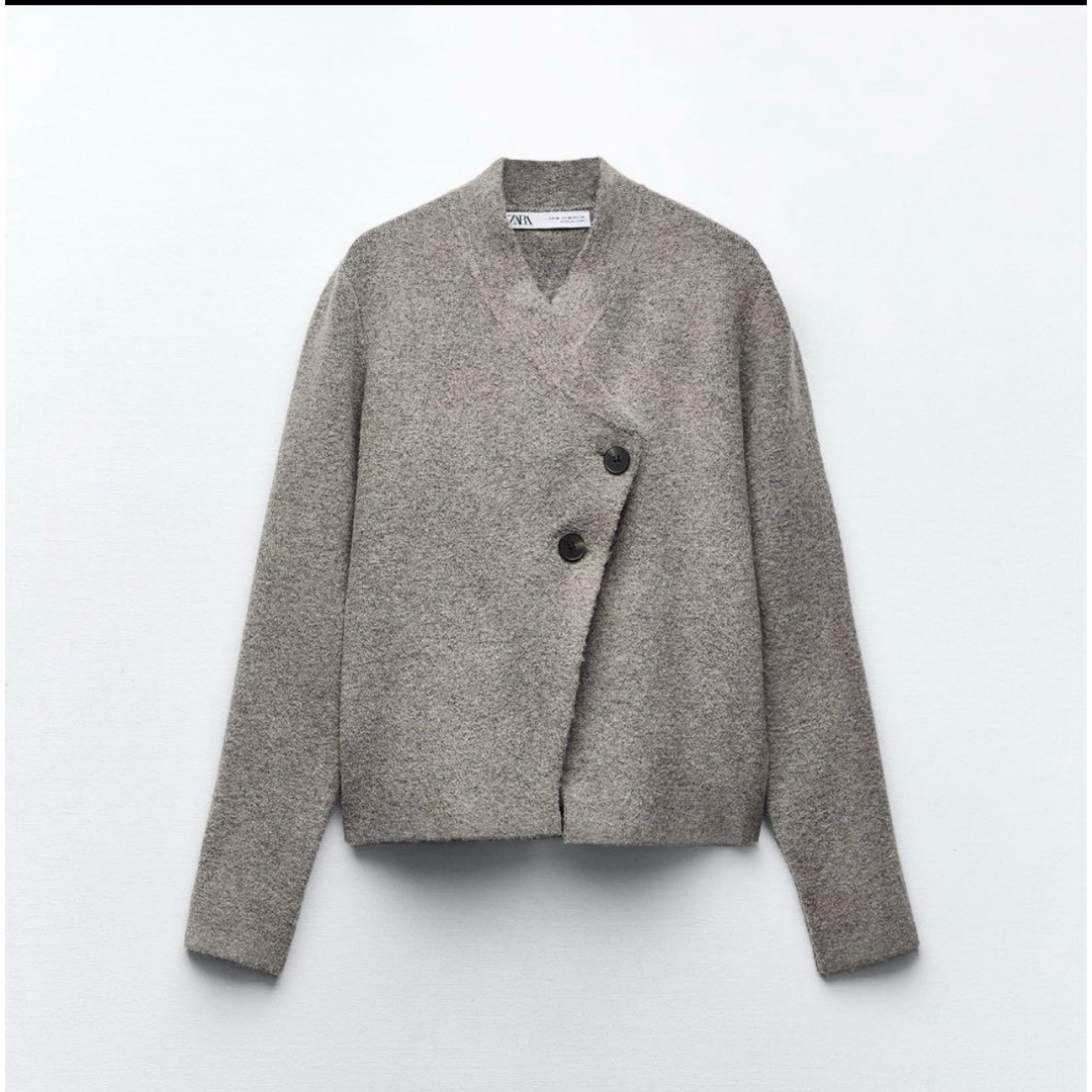 ZARA - ZARA ニット カーディガン スカート セットアップ M 新品 ZARA - ZARA ニット カーディガン スカート セットアップ M 新品