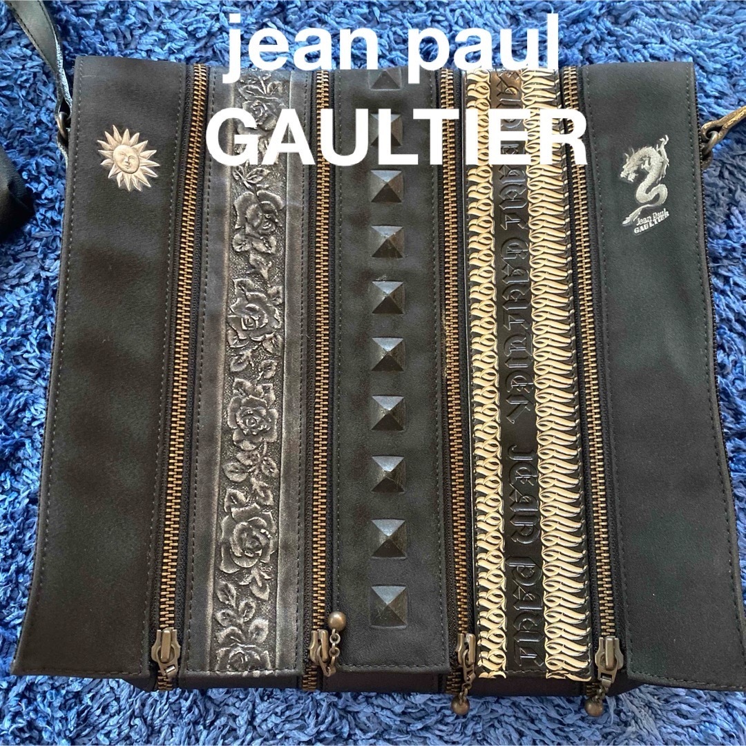 Jean-Paul GAULTIER - Jean Paul Gaultier レザー ジップ連結 Jean-Paul GAULTIER - Jean Paul Gaultier レザー ジップ連結