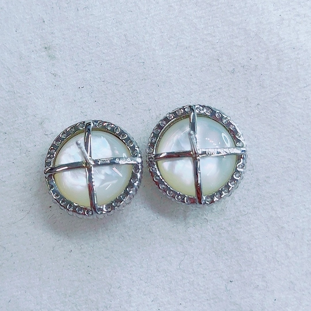 ☆マベパール11mm☆✨0.60ctダイヤモンドプラチナスタッドピアス ☆マベパール11mm☆✨0.60ctダイヤモンドプラチナスタッドピアス
