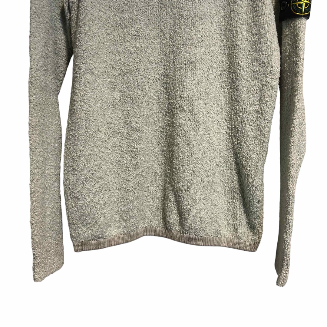 STONE ISLAND - STONE ISLAND Teddy crewneck sweater 19AWの STONE ISLAND - STONE ISLAND Teddy crewneck sweater 19AWの