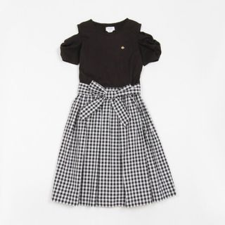 ケイトスペードニューヨーク(kate spade NEW YORK)のケイトスペース新品新作トドラー ギンガムドッキングワンピース90(ワンピース)