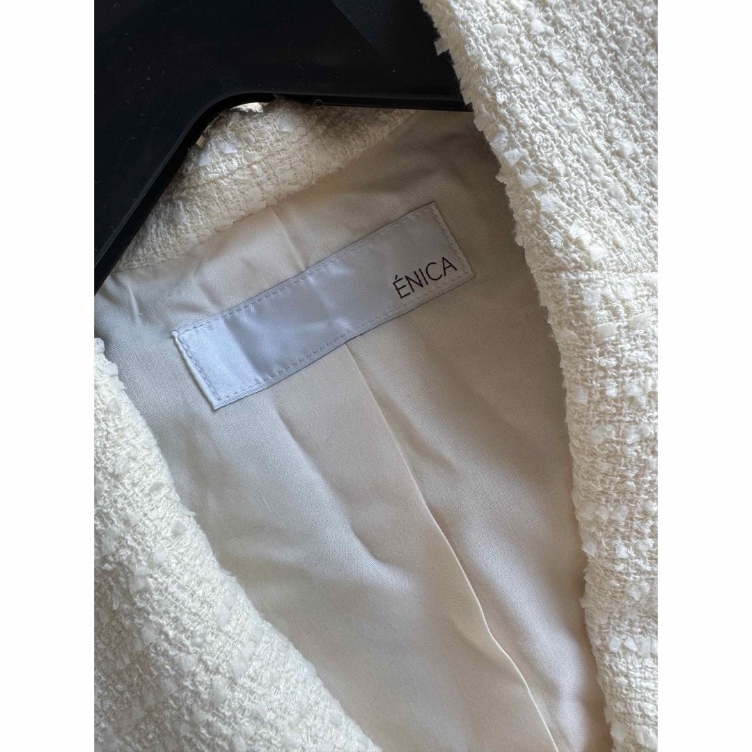 ENICA(エニカ) Summer Tweed Jacketの通販 by 期間限定お ENICA(エニカ) Summer Tweed Jacketの通販 by 期間限定お