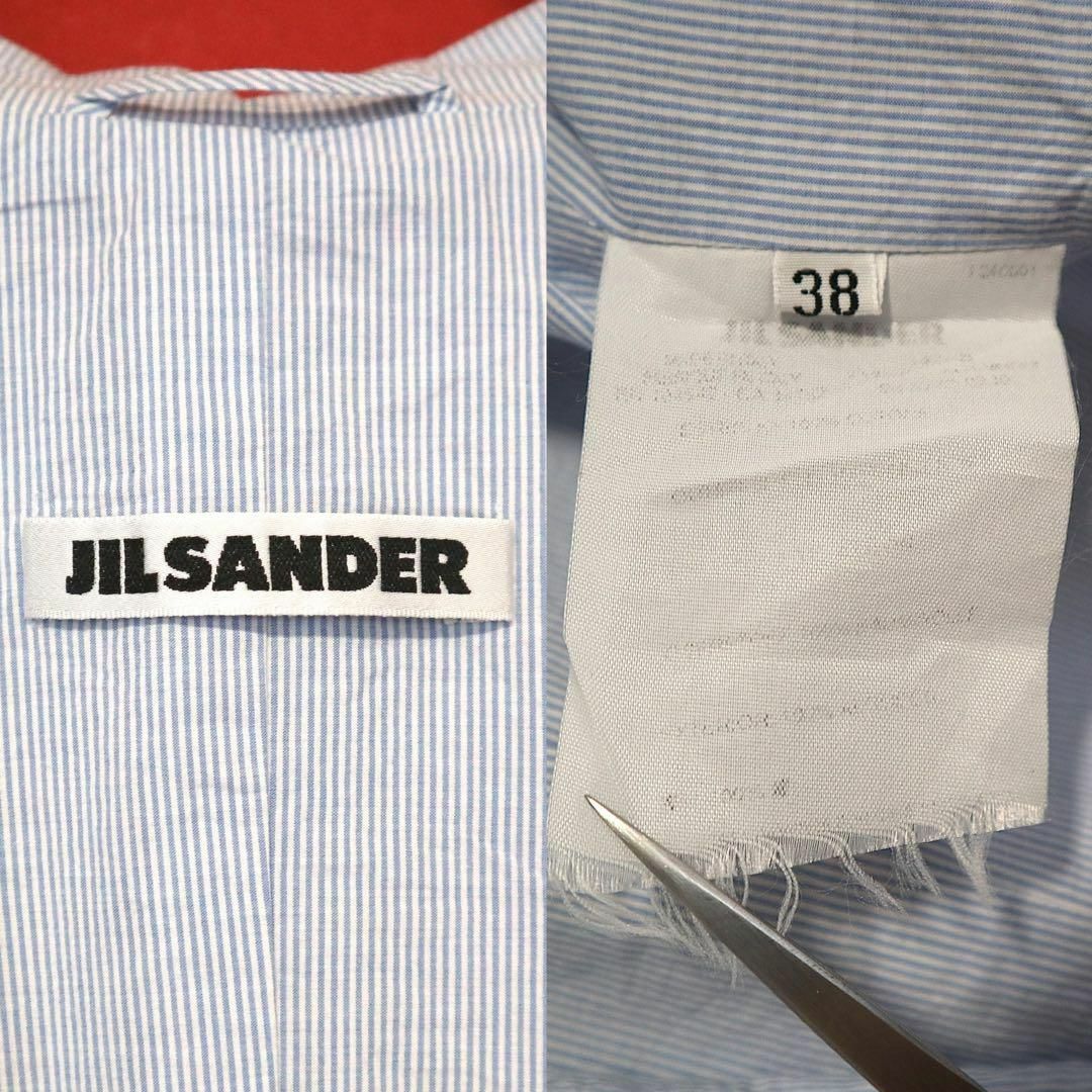 JIL SANDER - 【希少】JIL SANDER シャツデザイン ストライプ JIL SANDER - 【希少】JIL SANDER シャツデザイン ストライプ