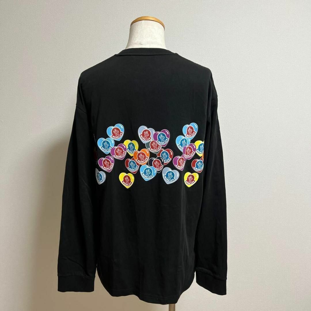 美品 モンクレール 2023AW ハートロゴ 長袖 シャツ ロンT size M 美品 モンクレール 2023AW ハートロゴ 長袖 シャツ ロンT size M