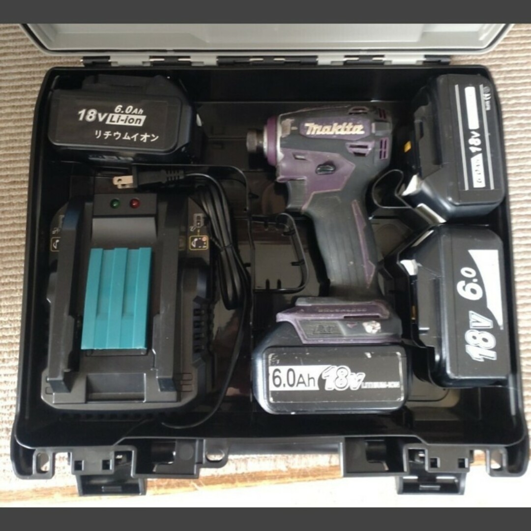 マキタ TD172d 本体 充電器 バッテリー4個 ケース セット makita マキタ TD172d 本体 充電器 バッテリー4個 ケース セット makita