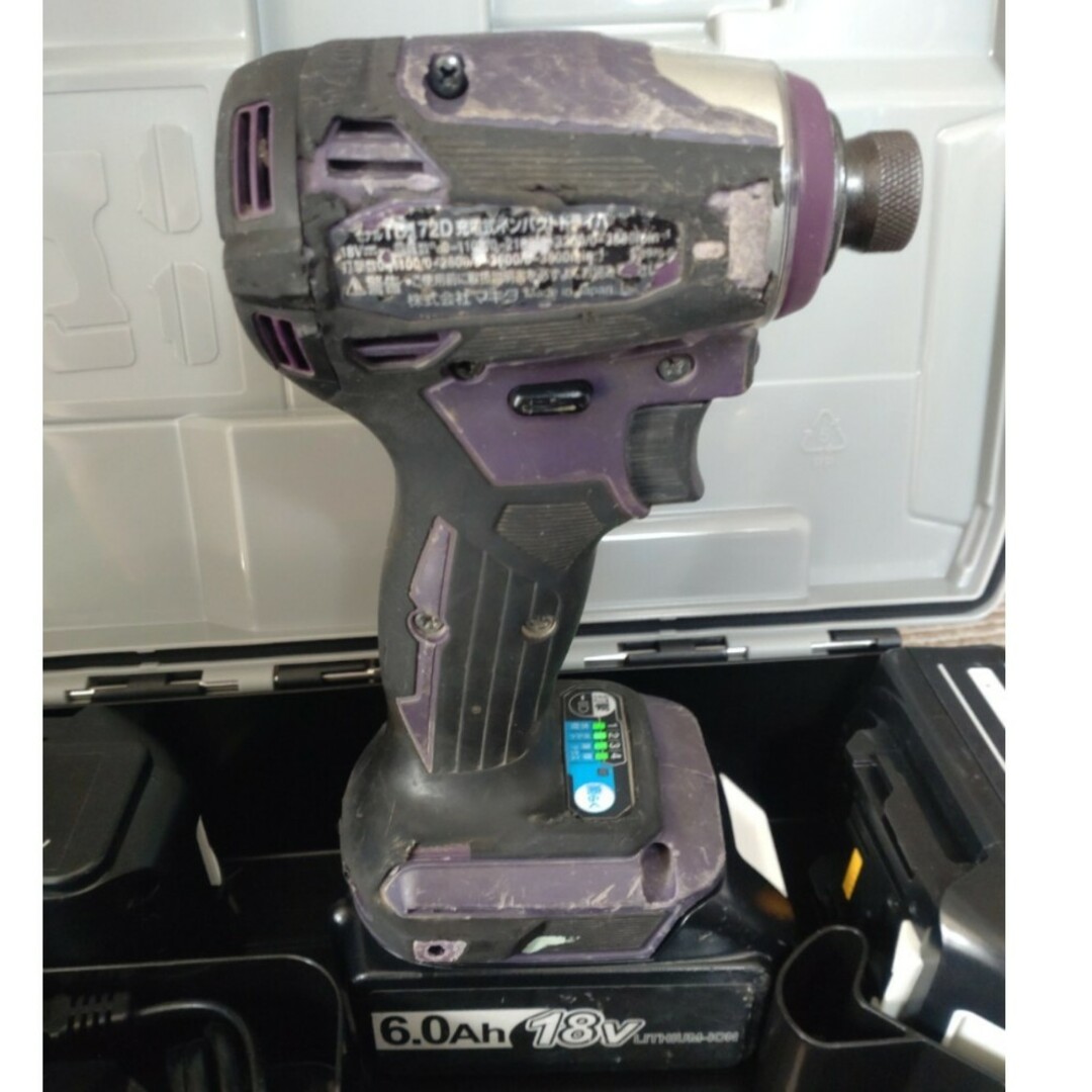マキタ TD172d 本体 充電器 バッテリー4個 ケース セット マキタ TD172d 本体 充電器 バッテリー4個 ケース セット