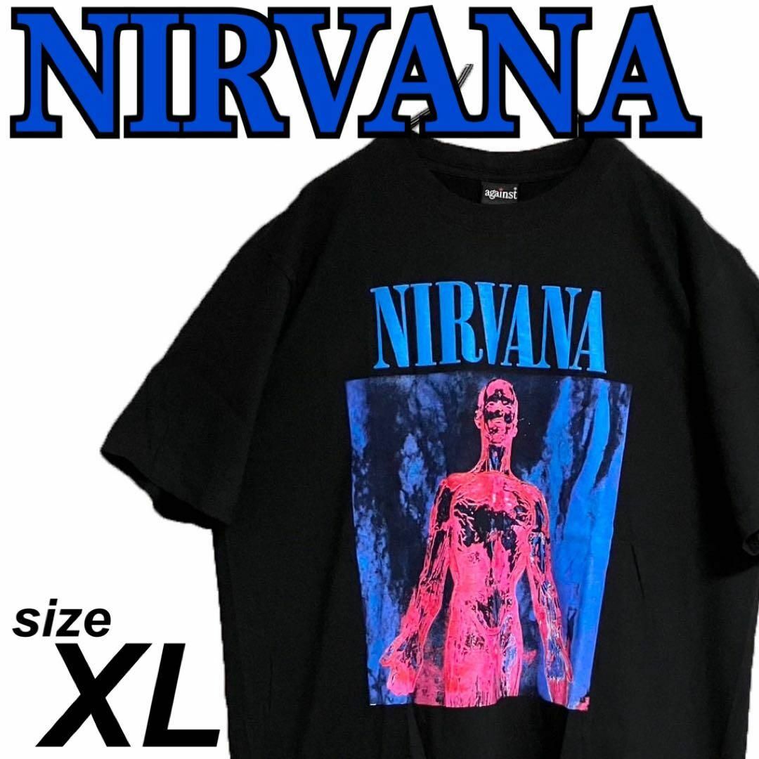 AGAINST - ニルヴァーナNIRVANA スリバーSLIVER バンドTシャツ AGAINST - ニルヴァーナNIRVANA スリバーSLIVER バンドTシャツ