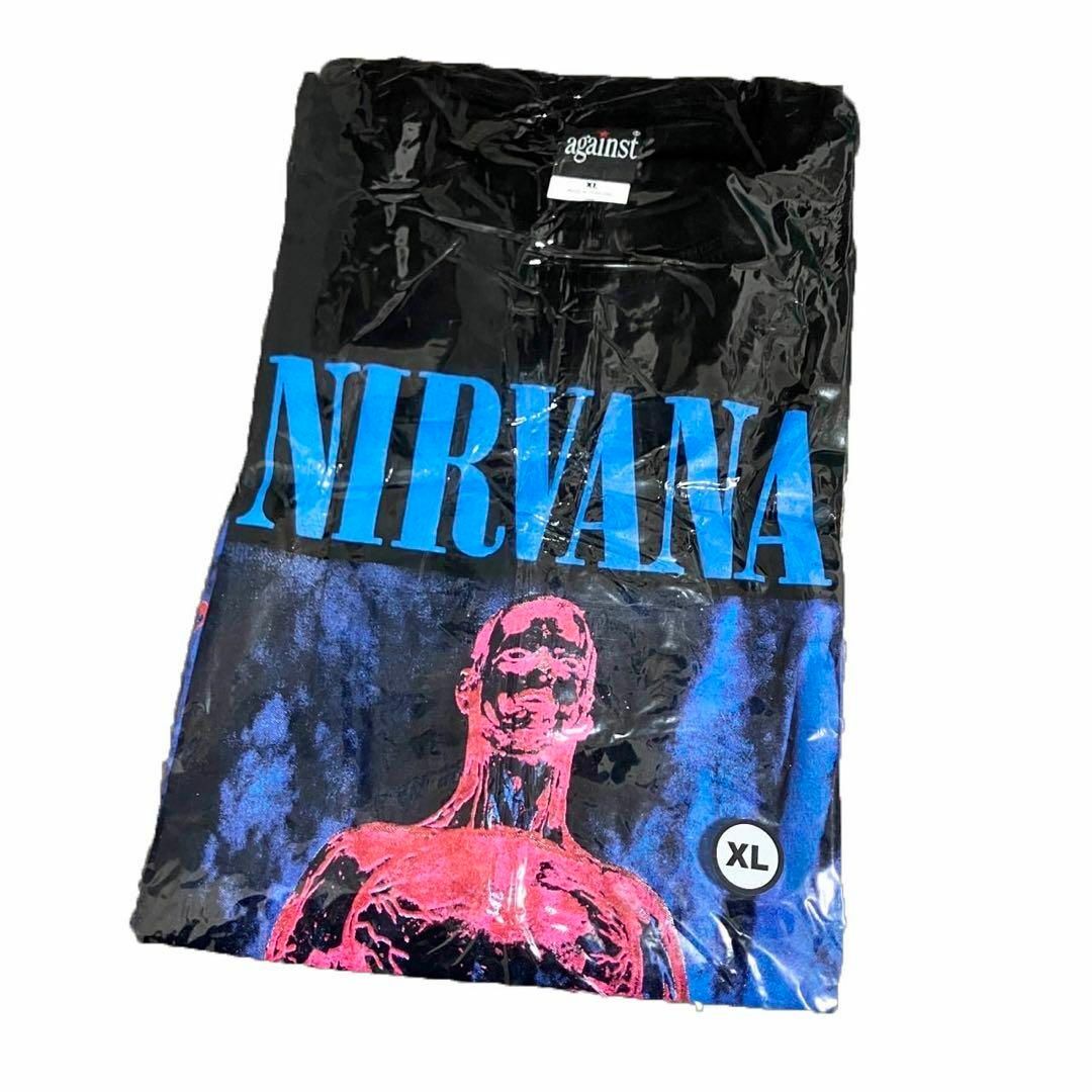 AGAINST - ニルヴァーナNIRVANA スリバーSLIVER バンドTシャツ AGAINST - ニルヴァーナNIRVANA スリバーSLIVER バンドTシャツ